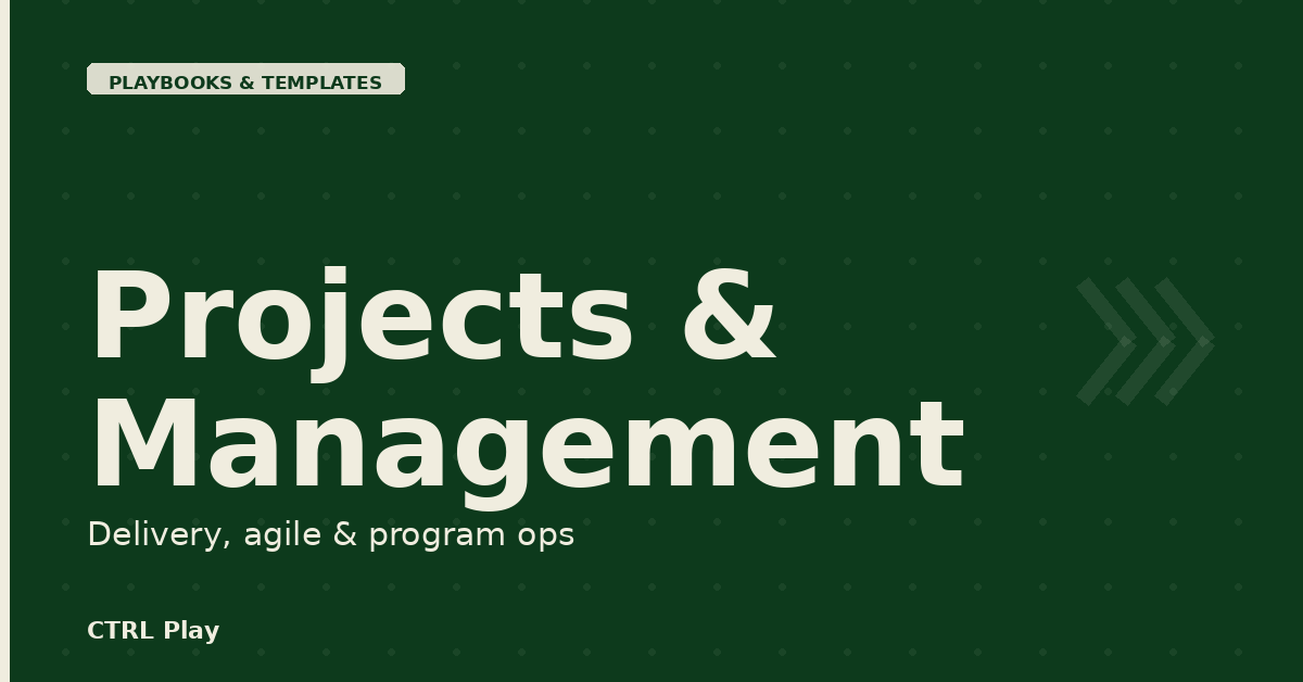 Projects & Management