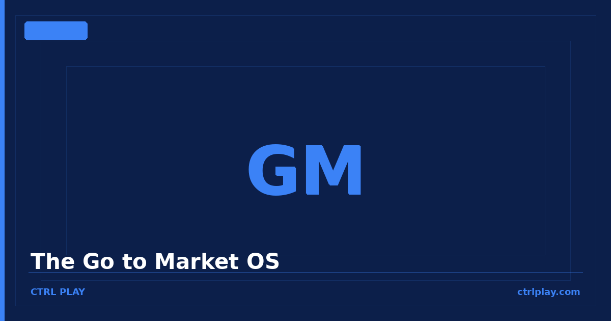 The Go to Market