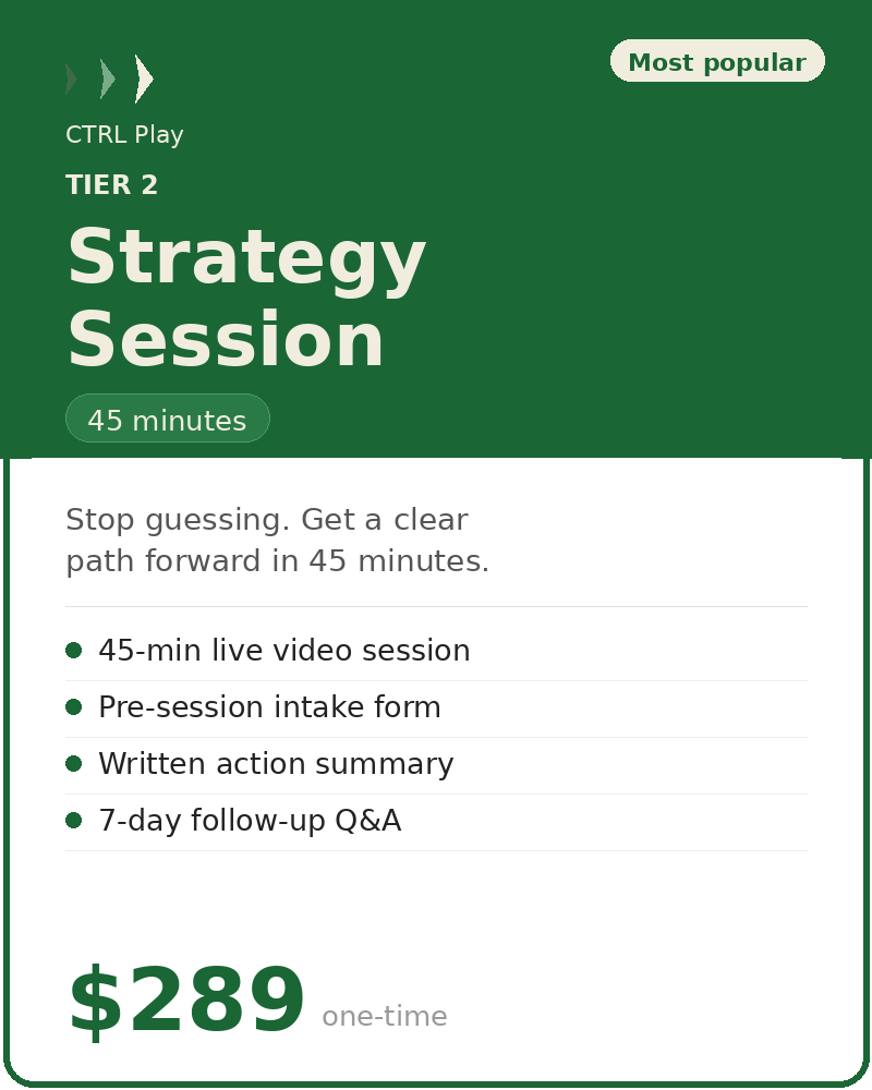 Strategy Session